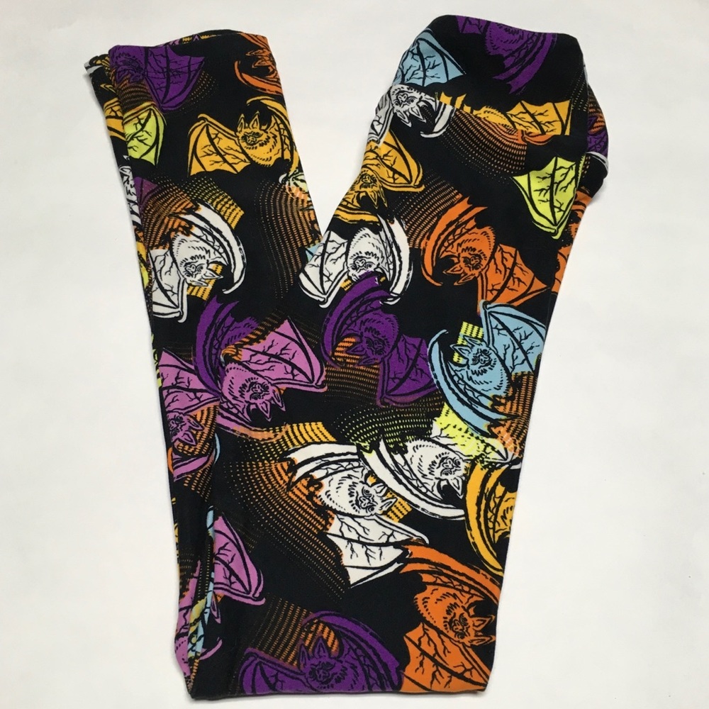 LuLaRoe kids leggings L/XL - Bats